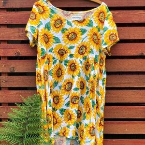 American Apparel Sunflower Babydoll Dress